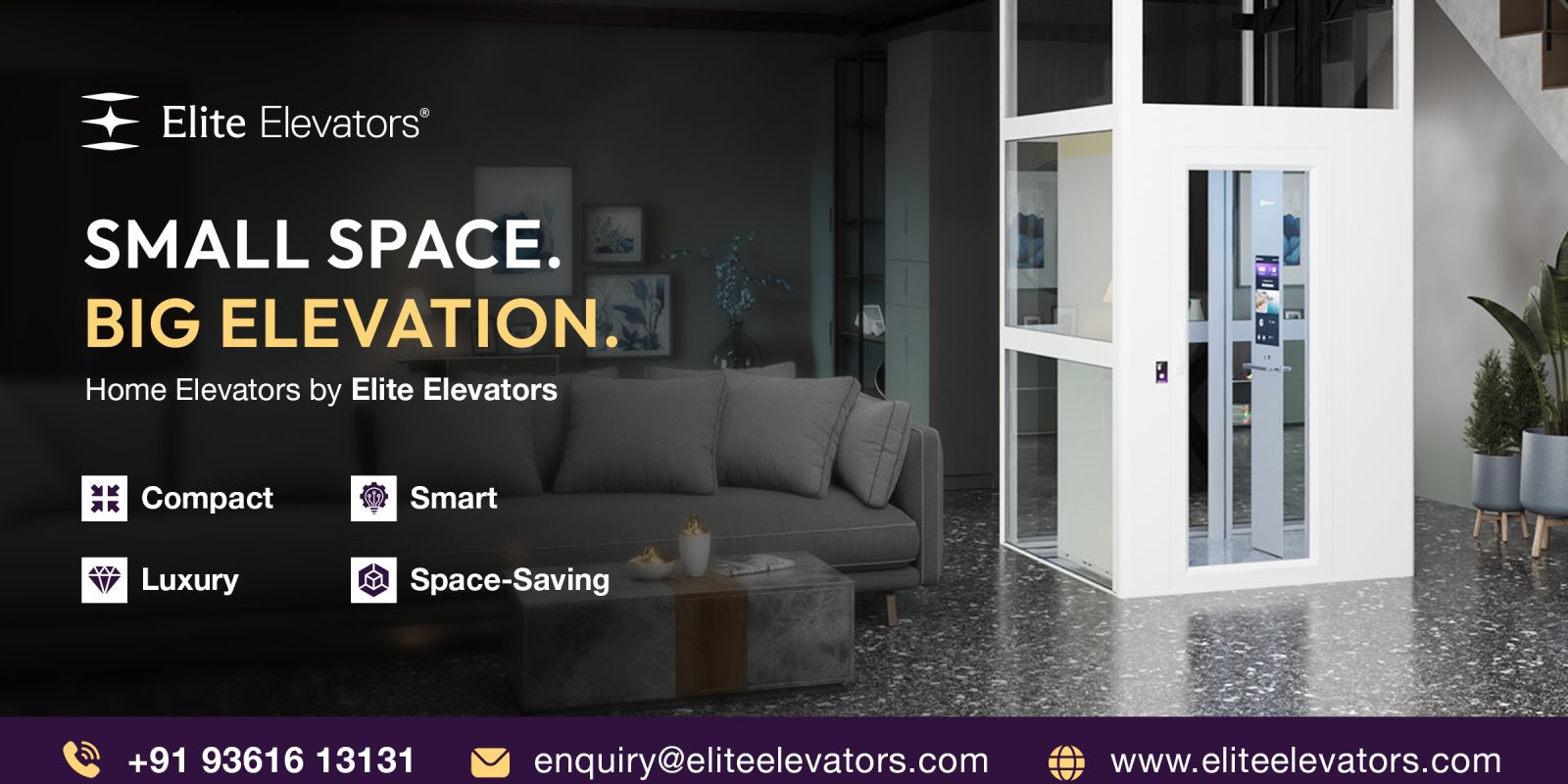 Elite Elevators Showcases Smart Home Mobility Solutions with Advanced Home Elevators and Hydraulic Elevators
