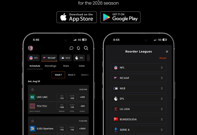 AI Sports Betting Analytics App Stat Sniper Expands to 16 Leagues, Adding College Football Predictions and Europe’s Big Five Soccer Leagues